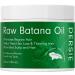 Raw Batana Oil for Hair Growth - 100% Pure & Organic | Unrefined Solid Oil from Honduras | Dr Sebi Approved | Thicker & Stronger Hair for Men & Women (4 FL OZ - Buy Online on GoSupps.com