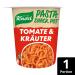 Knorr Pasta Snack Pot Tomato & Herbs - Instant Noodles Ready in 5 Minutes | 69g (1-Pack) - Delicious International Shipping - Buy Online on GoSupps.com