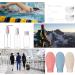 Maggidea Travel Bottle Set - 13PCS Leak Proof Refillable Containers with Bag for Toiletries - Nordic Style - Buy Online on GoSupps.com