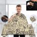 Buy Visesunny Vintage Hairdressing Cape | Anti-Static Barber Cape | Professional Salon Polyester | Water-Resistant & Adjustable | Multi-Functional - Buy Online on GoSupps.com