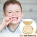MDJEWV Wood Milk Teeth Box | Unique Tooth Souvenir for Girls & Boys | Perfect Baby Gift for Birth (Round Horse Design) - Buy Online on GoSupps.com
