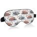 Sleep Mask Light Blocking Ball and Photo Camera Eye Mask for Sleeping with Adjustable Strap Sports Soft Lightweight Eye Cover Blindfold for Men Women Work Travel Naps