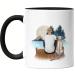 Personalized Kiddle-Design Dog Dad Mug - Black Gift for Dog Owners & Dog Lovers - Buy Online on GoSupps.com