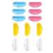 Toothpaste Squeezer, 12 Pcs Plastic Tube Squeezer Holder Toothpaste Clips, Multi-Purpose Toothpaste Dispenser by MoHern(Pink, Blue, Yellow, White)