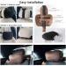 KWAKs Maybach Design S-Class Headrest & Waist Pillow Set - Super Soft Auto Cushions with Lordosis Support Black Suede Cover & PP Cotton Filling - Buy Online on GoSupps.com