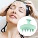 Serker Scalp Massage Brush | Silicone Shampoo Hair Brush for Hair Growth & Dandruff Reduction | Head Massager (Fir Green) - Buy Online on GoSupps.com