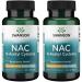 Swanson NAC N-Acetyl Cysteine - Antioxidant Anti-Aging Respiratory Liver Support - Amino Acid Supplement 1000 mg 60 Capsules (2 Pack)