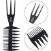 Fine Lines 3-in-1 Styling Comb | Hair Detangling & Shower Comb for Afro, Wet, & Curly Hair | Antistatic Design | Thick Plastic Black - Buy Online on GoSupps.com