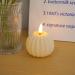 Flameless Pumpkin Candles - Battery Operated White Pumpkin Decor for Halloween (8pcs) | International Shipping - Buy Online on GoSupps.com