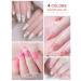 EBANKU Solid Builder Gel Kit for Nail Art - 4 Colors Clear, Nude, White, Pink | Hard Gel for Nail Extension | Strengthen Nails - 4 * 15ml - Buy Online on GoSupps.com
