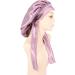 Satin Silk Sleep Bonnet for Black Women - Adjustable Double Layer Night Cap for Braids and Curly Hair (Pink) - Buy Online on GoSupps.com
