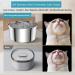 BLUZZO Stainless Steel Cat Water Fountain 3.2L/108oz with Ultra-Quiet Pump - Large Capacity Automatic Pet Water Dispenser for Cats & Dogs - Dishwasher Safe - Buy Online on GoSupps.com