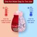 500ml Mini Heat Bottle - Christmas Moose Knitted Cover | Hot Cold Compress for Pain Relief - Hand/Feet Warmer Heated Pad - Buy Online on GoSupps.com