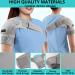 Shoulder Brace for Torn Rotator Cuff Recovery | Adjustable AC Joint Support Sleeve for Men & Women | Pain Relief for Injuries Bursitis and Tendonitis (Gray Large - Buy Online on GoSupps.com