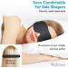 Sleep Mask - Light Blocking 3D Blackout Eye Masks for Women & Men | Soft Cooling Travel Eyemask - Perfect for Night & Eyelash Extensions - Buy Online on GoSupps.com