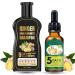 Ginger Shampoo & Ginger Hair Growth Serum Set Anti Hair Loss Essence Shampoo Hair Thickening Nourishes Scalp Shampoo Natural Essence Hair Growth Oil for Bald Thin Hair for Hair Loss Women Men 1A+1B