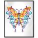 Uniquilling Quilling Kits Paper Quilling Kit for Adults Beginner  DIY Kits for Adults Paper Filigree Painting Kits  Modern Wall Art for Living Room  16 * 20in Beautiful Butterfly- Basic