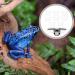 Reptiles Feeding Bowl Breeding Tank Feeder Food Water Dish for Crested Gecko Magnetic Reptile Feeding Dish 11.7X6.3X5.7CM Black - Buy Online on GoSupps.com