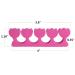 Iconikal Pedicure Foam Toe Stretcher and Separator Pink 36-Pack - Ultimate Comfort and Support for Toe Alignment - Buy Online on GoSupps.com