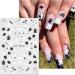 Halloween Nail Stickers 12 Sheets Self-Adhesive Nail Decal Ghosts Nail Art Decoration Design Supplies - Buy Online on GoSupps.com