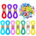 BronaGrand 50pcs Eyeglasses Chain Ends Adjustable Silicone Spring Connector Holder Spectacle Anti-Slip Ends Retainer Eyeglass Strap Holder Loop for Glasses Necklace Chain  Mixed Colors Random Color(short Spring)