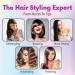 Alpree Classic Styling Hair Brush 9 Row for Natural Thick Curly Hair | Nylon Bristle Detangler for Ringlets & Defined Curls - Purple - Buy Online on GoSupps.com