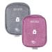 HioQFR 2PCs travel pharmacy pocket empty portable medicine bag travel medication bag on the go Small emergency bag mini first help bag pharmacy bag medication bag for home office outdoor gray + purple