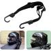 Luggage Hook Elastic Rope Elastic Rope Fixing Strap 2 Hooks Bungee Cord for Motorcycle Helmet Luggage Holding Rubber Black - Buy Online on GoSupps.com