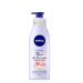 NIVEA Cherry Blossom Oil Milk & Jojoba Oil (1 x 200 ml), Pleasure Care for Normal to Dry Skin, Intense Hydration Body Milk 24H