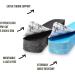 Effekt Waterproof Pre Cut Kinesiology Tape 10'' x 2'' - 25 Strips for Muscle Support & Injury Recovery - Blue + Black Belly Tape for Pregnancy - 50 Strips Included - Buy Online on GoSupps.com