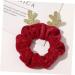 minkissy Christmas Hair Rope Hair Ropes Bobbles Elastic Hair Bands Christmas Hair Bands Antler Hair Band Christmas Hair Bobble Hair Bobbles Ponytail Holder Hair Ring Tie Miss Elk Fabric - Buy Online on GoSupps.com