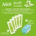 Nads Facial Hair Removal Cold Wax Strips - 20 Strips & 4 Wipes | Effective & Gentle Hair Removal for All Skin Types | International Shipping Available - Buy Online on GoSupps.com