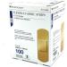 Henry Schein Fabric Strips Bandage 1X3" Flexible Flesh Colored Adhesive Bandages (Box of 100) Latex Free