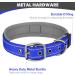 Joytale Softly Padded Neoprene Dog Collar for Large Dogs - Reflective Nylon Wide Collar in Royal Blue Size L (1 Pack) - Durable & Comfortable - Buy Online on GoSupps.com