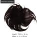 Brown Hair Clips Hair Extensions for Women Toupee Clip in Natural Brown Wig with Bangs Black Hair Extension Replacement for Thinning Hair Covering White Loss Hair Bald Real Hair Wigs - Buy Online on GoSupps.com