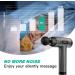 Deep Tissue Percussion Massage Gun 30 Speeds Handheld Massager LCD Touch Screen - Gray - Buy Online on GoSupps.com