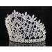 Daisy Clear Austrian Crystal Rhinestone Tiara Crown - Silver | Perfect for Bridal, Prom, Pageant - T1861 - Buy Online on GoSupps.com