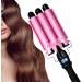Hair Curling Iron Curling Wands Hair Curler Tourmaline Ceramic Hair Crimper Long Hair 3 Barrel Waver Instant Heat Hot Curler Deep Waver for Home/Travel/Salon Curlers with Temperature Control - Buy Online on GoSupps.com
