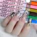 Nail Art Pens 12 Colors Nail Polish Pens Set Waterproof Nail Varnish Pens Quick Dry Nail Art Graffiti Painting Pens DIY Abstract Lines Detail Pen Manicure Polish Tools - (0.7mm Plastic Pen Nib) - Buy Online on GoSupps.com