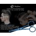 Kids Safety Hairdressing Scissors with Round Tips and Curved Blades - Professional Salon Barber Scissors for Baby Haircuts (Blue 4.5 inch) - Buy Online on GoSupps.com