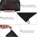 3 Pack Mesh Cosmetic Bags | Black Mesh Makeup & Pencil Cases for Travel & Office Accessories - 3 Sizes - Buy Online on GoSupps.com