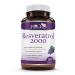 Prima Vita Resveratrol Nutritional Supplement 2000mg, Grape Seed Extract Capsule with Quercetin, Antioxidant Supplement Support Immunity, 90 Capsules