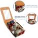 Leather Lipstick Case & Organizer with Mirror | Mini Portable Lip Gloss Holder | Christmas Shihtzu Dog Design - Buy Online on GoSupps.com