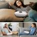 Runelk Cordless Hand Massager with Heat and Air Compression - 6 Massage Modes for Arthritis and Carpal Tunnel - Pain Relief and Acupressure Therapy - White - Buy Online on GoSupps.com