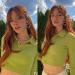 FAELBATY Super Long Orange Curly Wave Wig with Bangs - 26 Synthetic Cosplay Wig for Women - Buy Online on GoSupps.com