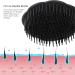 Segbeauty Scalp Massager Shampoo Brush Set - Deep Cleaning Hair & Beard Growth Brush - Pet Grooming Comb - Black - Buy Online on GoSupps.com