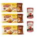 Italian Gourmet E.R. Pack of 3 Balocco Gocciolotti biscuits with chocolate chips (8 mini wrappers 30g) + 100% Italian gourmet biscuits + 2 x 400g cans of crushed Italian tomatoes