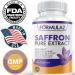 Saffron Supplement 88.5mg - Natural Appetite Suppressant for Heart & Eye Health, Mood & Metabolism Boost - Buy Online on GoSupps.com