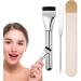 Eventerde Flat Foundation Brush Flat Head Concealer Brush for Liquid Makeup - Ergonomic Handle Makeup Tool for Dormitory Travel Business Trip Home - Buy Online on GoSupps.com