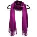 GFM Smooth Shiny Surface Pashmina Style Scarf - Magenta | L9-J-MGJMN - Buy Online on GoSupps.com